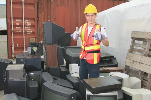 A selection of skip hire containers available in Chingford.