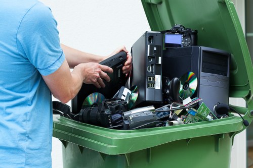 Chingford residents using skip hire services for waste disposal.